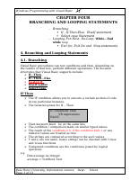 Chapter-4 Branching and looping.doc